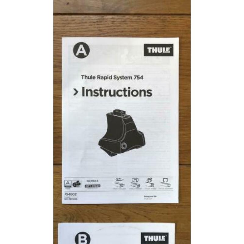 Thule Rapid System 754 met kit 1710