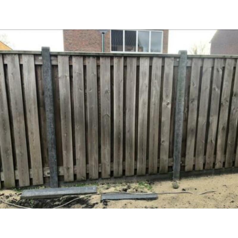 Schuttingen met poort , 9 meter