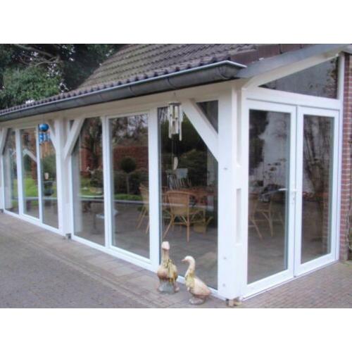 Kunststof puien/kozijnen voor tuinkamer, serre of erker