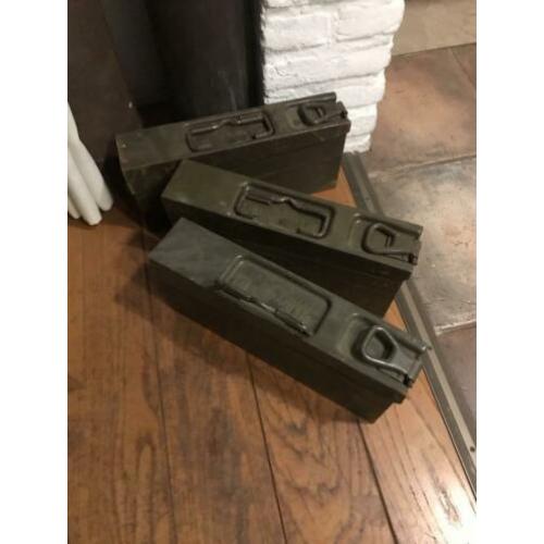 Mooie munitie kistjes 3 stuks