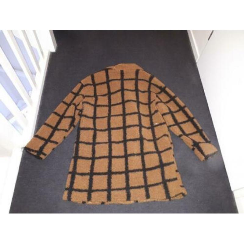 Bruin/Zwarte Hema Teddy Jas maat L