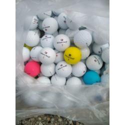 100 Wilson staff dx2 soft AAA golfballen voor 60 euro!