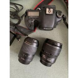 Canon 7D + ef 55-200mm & efs 15-85mm lens