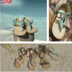 Boho style vlot groene of beige Slippers mt 39 KOOPJE