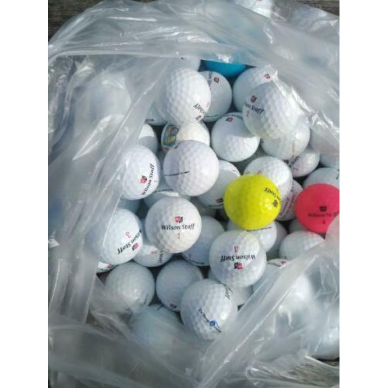 100 Wilson staff dx2 soft AAA golfballen voor 60 euro!