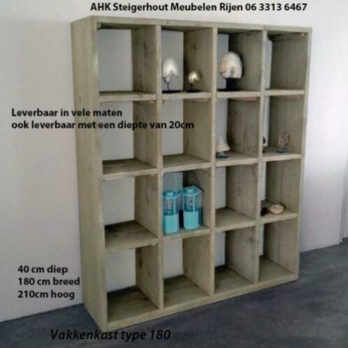 Vakkenkast Roomdivider op Maat! Geen bezorg/montage kosten!