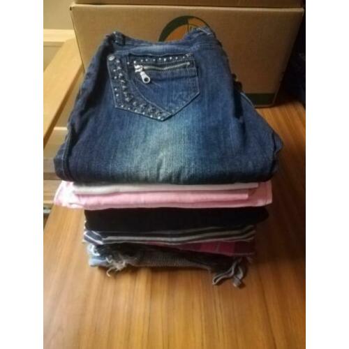12 delig pakket meidenkleding mt 170,176, XS en S