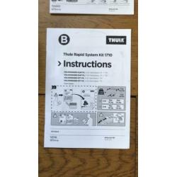 Thule Rapid System 754 met kit 1710