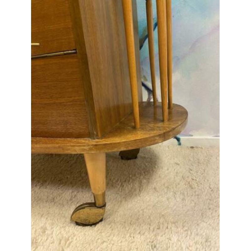 vintage barkastje barkast trolley barcart