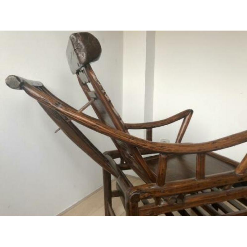 Chinese Moon gazing chair, made in 1954 by Hong gui bai