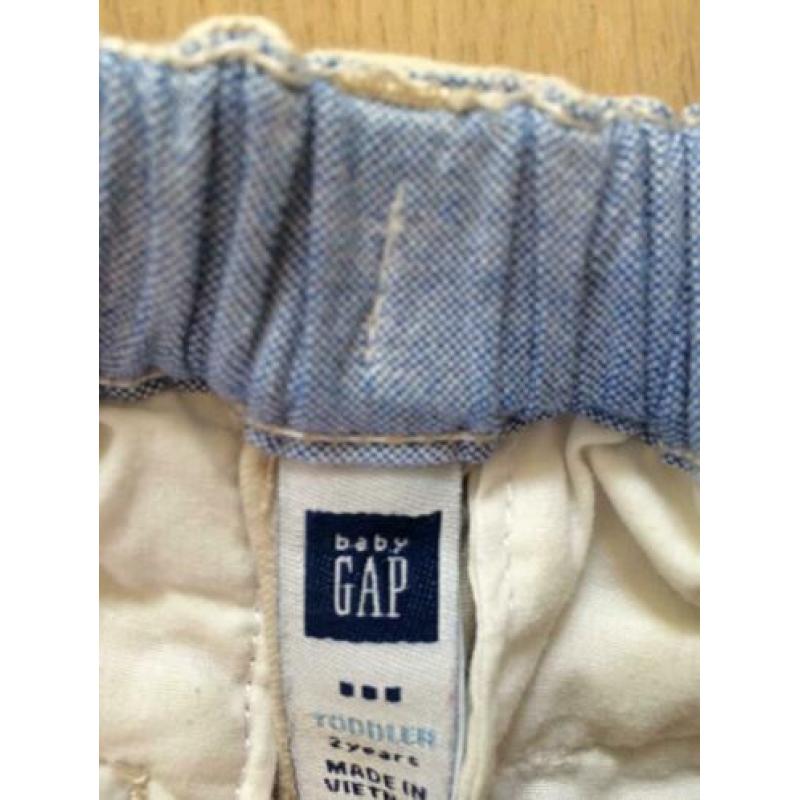 ZGAN: Kaki (nette) broek van GAP maat 2 jaar / 92