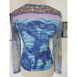 Lief shirt blauwe tinten ZIDANE
