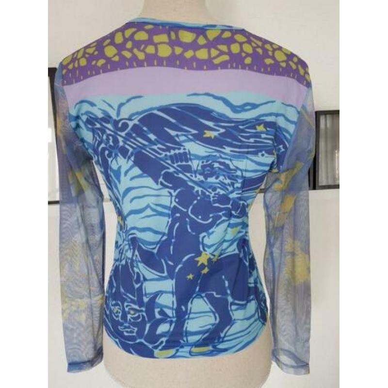 Lief shirt blauwe tinten ZIDANE
