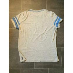 Armani Jeans t-shirt - volwassen maat small. Grijs, AJ logo