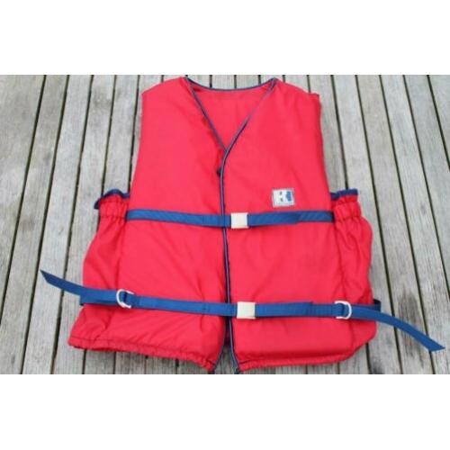 Rood met blauw zwemvest Helly Hansen Maat M