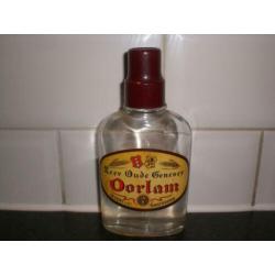 OUDE zakflacon Zeer oude Genever Oorlam Levert & co A'dam