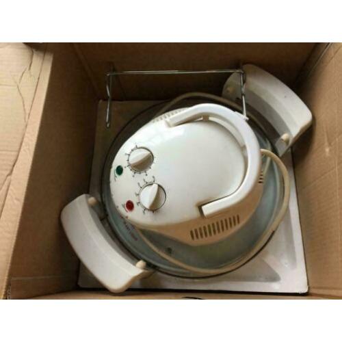 Halogeenoven american in verpakking, bakken braden stomen