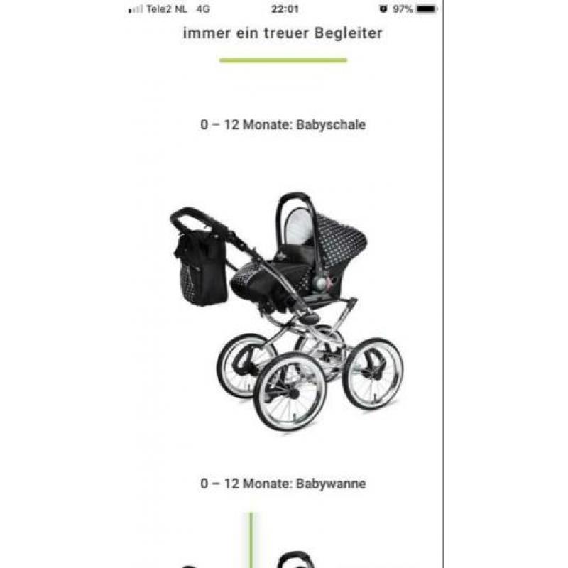 Bergsteiger wagen/ maxicosi/luiertas en toebehoren