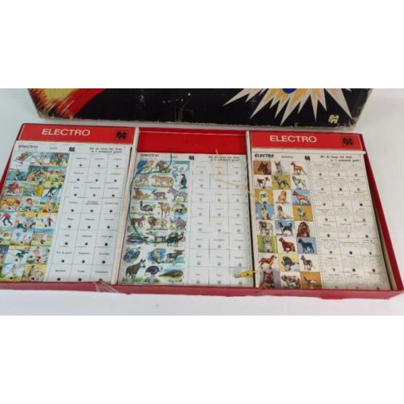 Vintage Jumbo Elektro, jaren 50, heel veel kaarten! 8C3