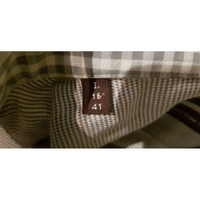 acques Britt custom fit herenoverhemd maat L, 16/41