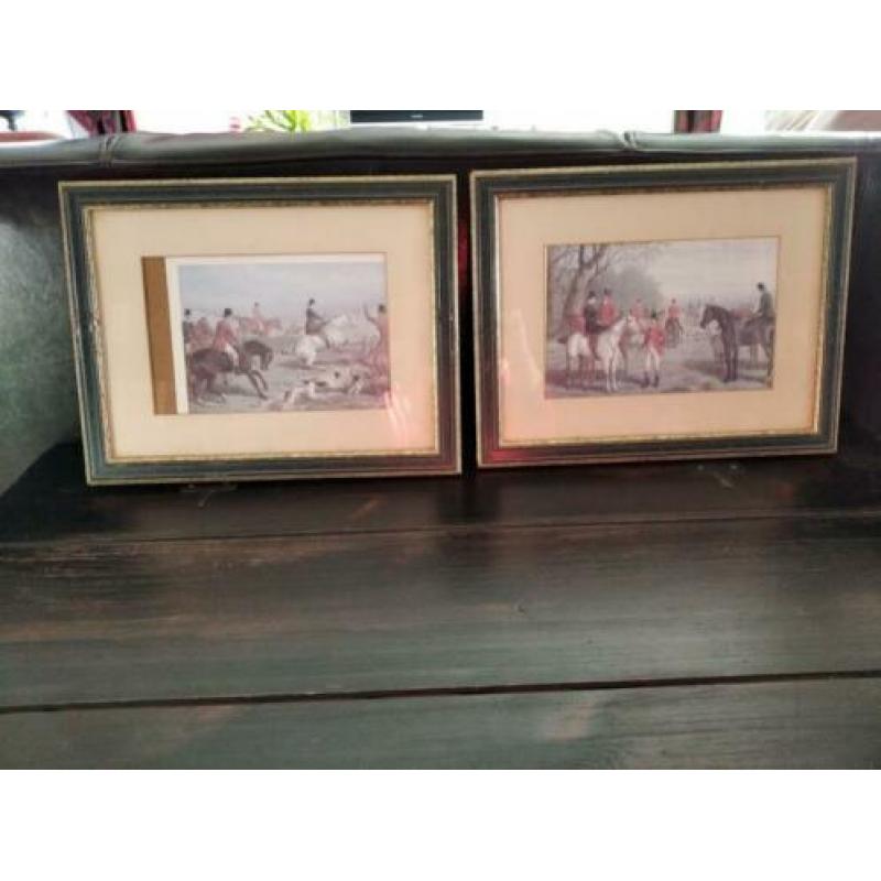 Engels jachttafereel schilderij