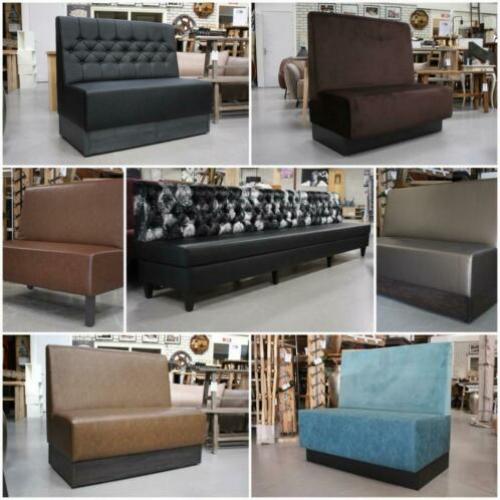 Diverse banken eetkamerbank wandbank showroommodellen SALE!