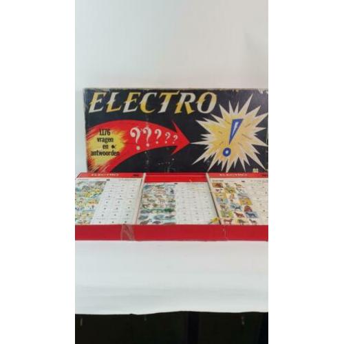 Vintage Jumbo Elektro, jaren 50, heel veel kaarten! 8C3