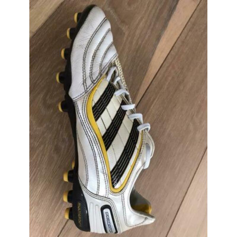 Adidas Predator Multiground voetbalschoenen wit/geel 45 1/3