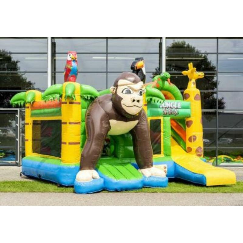 Koe springkussen , 4 bij 5 meter , erg leuk, te huur