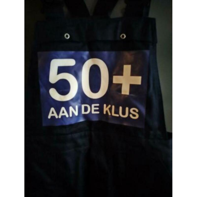 Carnavals tuinbroek 50+ maat m/l