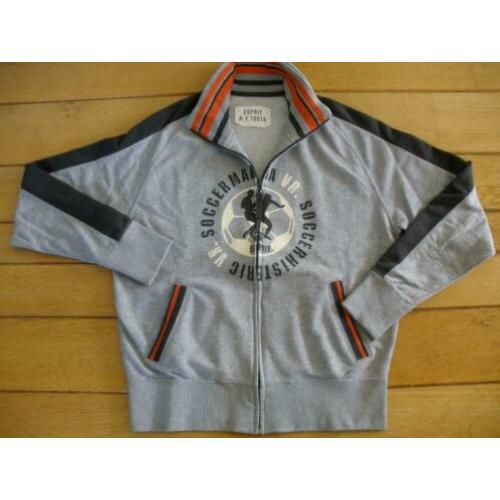 ESPRIT vest grijs maat S - nieuw -