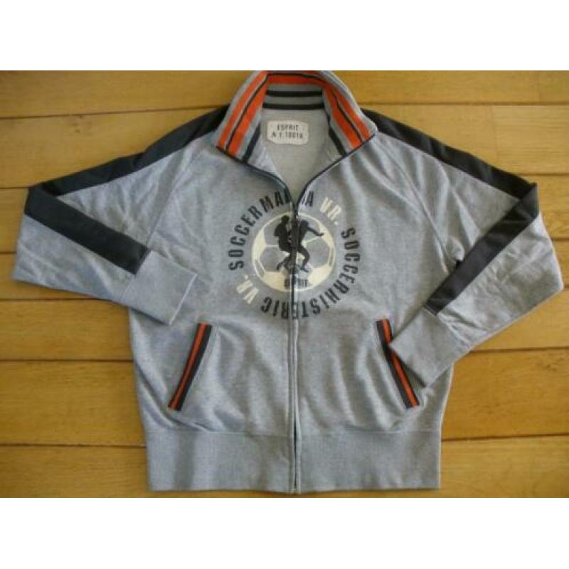 ESPRIT vest grijs maat S - nieuw -