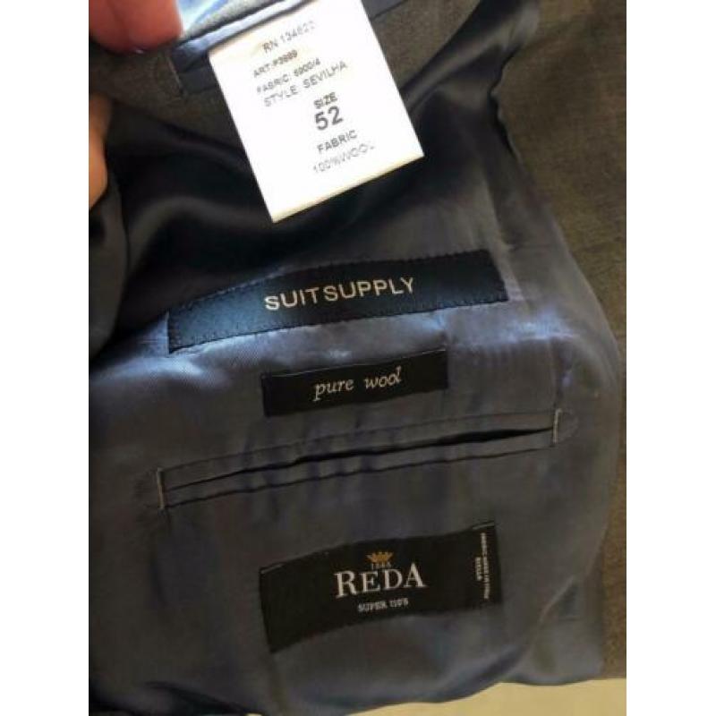 suitsupply jasje grijs maat 52