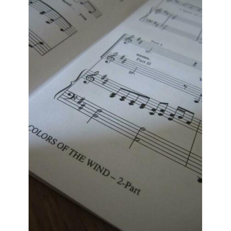 bladmuziek Colors Of The Wind , Pocahontas