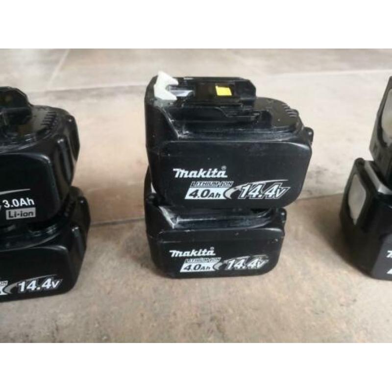 Makita 14.4v 3ah / 4ah / 5ah accu's origineel - zgan.