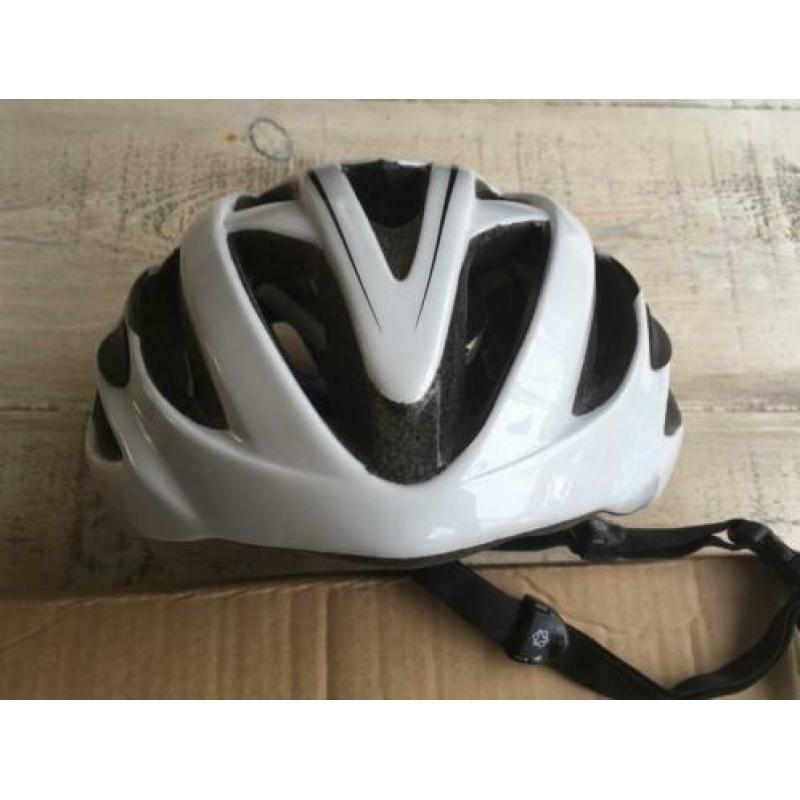 AGU fietshelm S-308 Maat S/M 54-58 cm. Wit