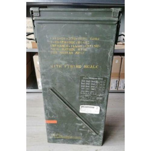 Munitiekist groot 81mm patronen mortier
