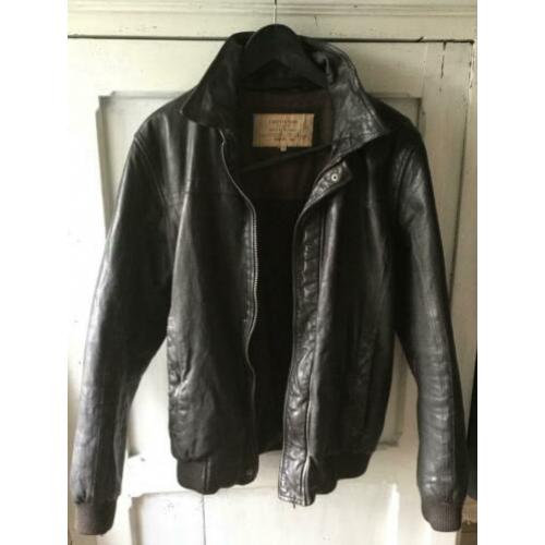 Prachtig leren jasje,CHEVIGNON,,zeer duur merk,medium,NP365€