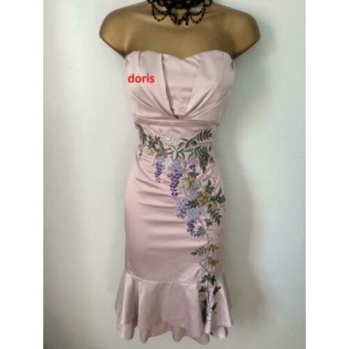 zijde geborduurde jurk Karen Millen maat 8/36 bieden vanaf 5