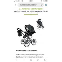 Bergsteiger wagen/ maxicosi/luiertas en toebehoren