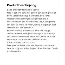 F*ck die onzekerheid, gesigneerd
