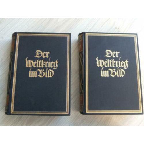 2 fotoboeken eerste wereldoorlog 14-18