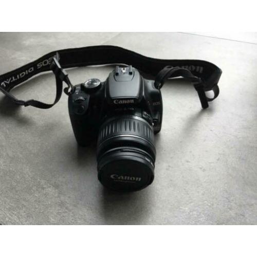 Canon Eos 400D met lens 18-55mm, met canon lens 70-300mm