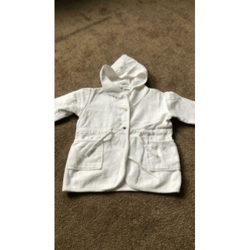 Badjas Hema mt 86 met knoopjes en touwtje