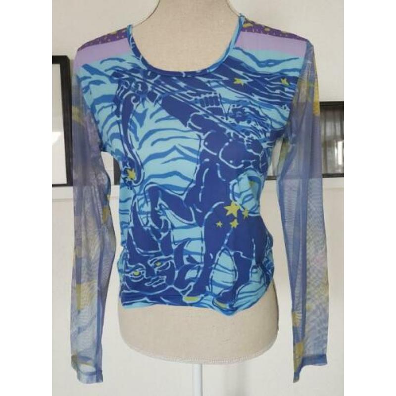 Lief shirt blauwe tinten ZIDANE