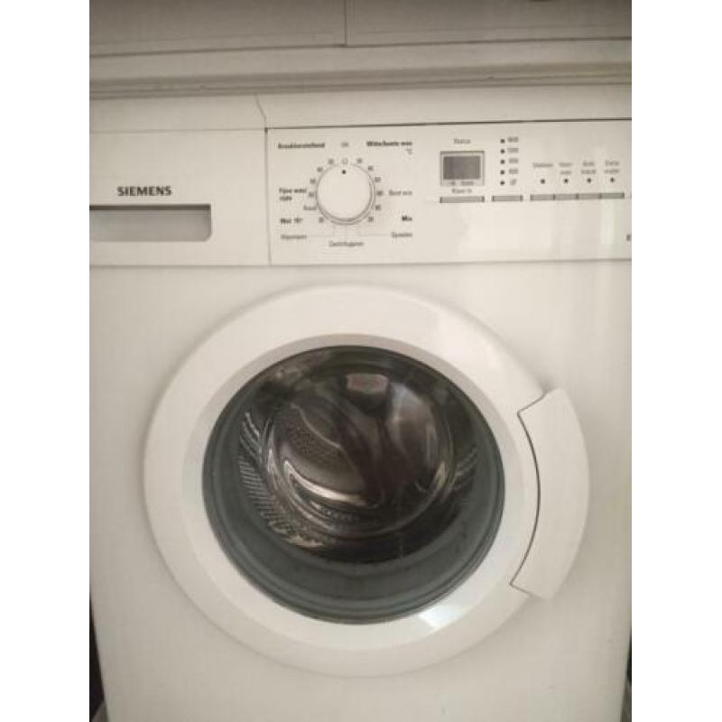 Siemens wasmachine 1600 toeren en Siemens condensdroger