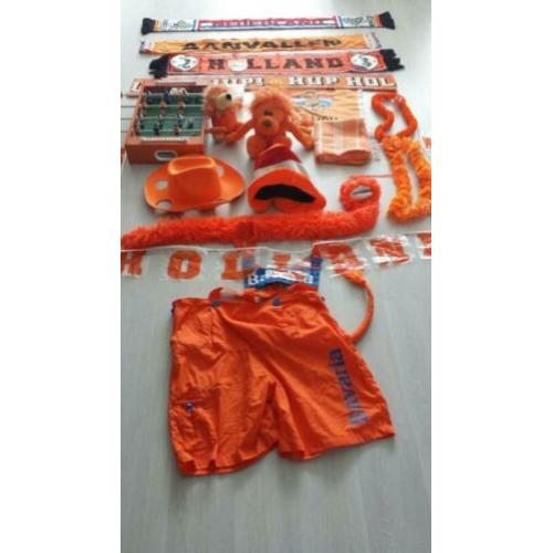 Diverse oranje leeuwen en leeuwinnen artikelen € 40,00