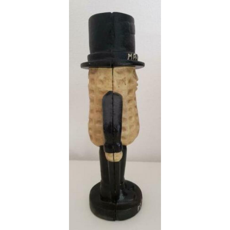 Mr. Peanut spaarpot USA reclame zwaar ijzer verzamel object