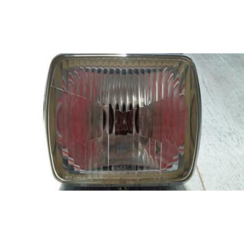 Orginele hella koplamp met fitting type 529 met Chrome rand