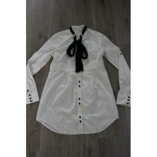 Wit dames blouse, tuniek DEPT, maat L, NIEUW! (FB2)